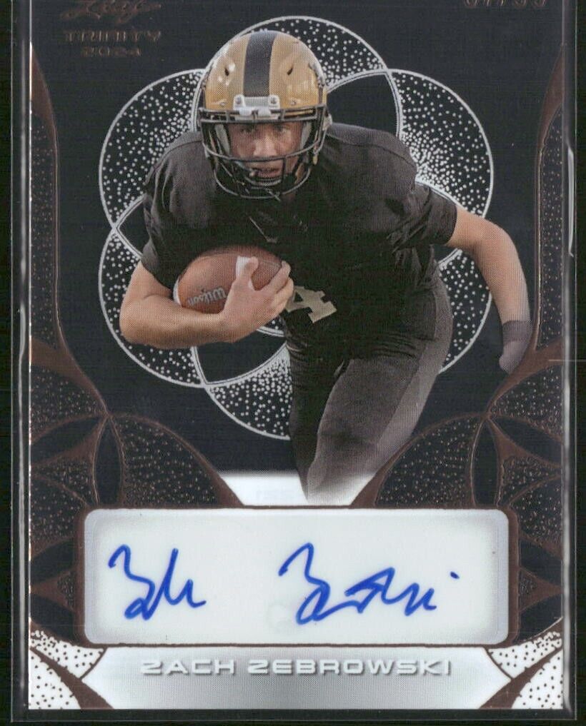 2024 LEAF TRINITY ZACH ZEBROWSKI Clear /99 Auto