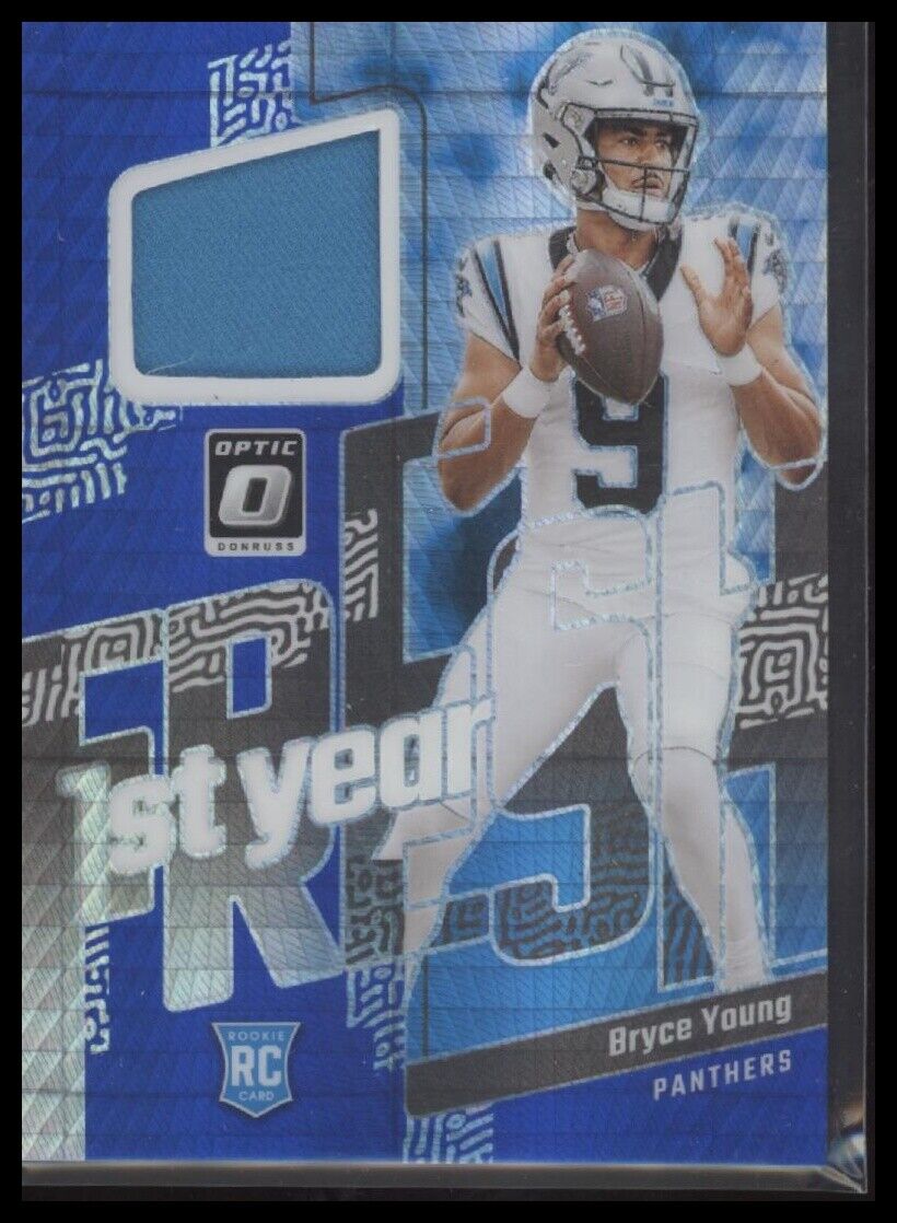 2023 Donruss Optic #FYF-BR Bryce Young 1st Year Blue Hyper