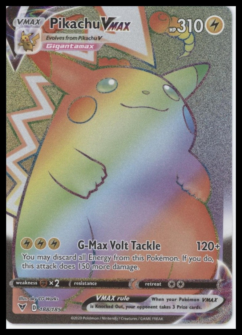Pikachu VMAX (Secret) SWSH04: Vivid Voltage #188/185