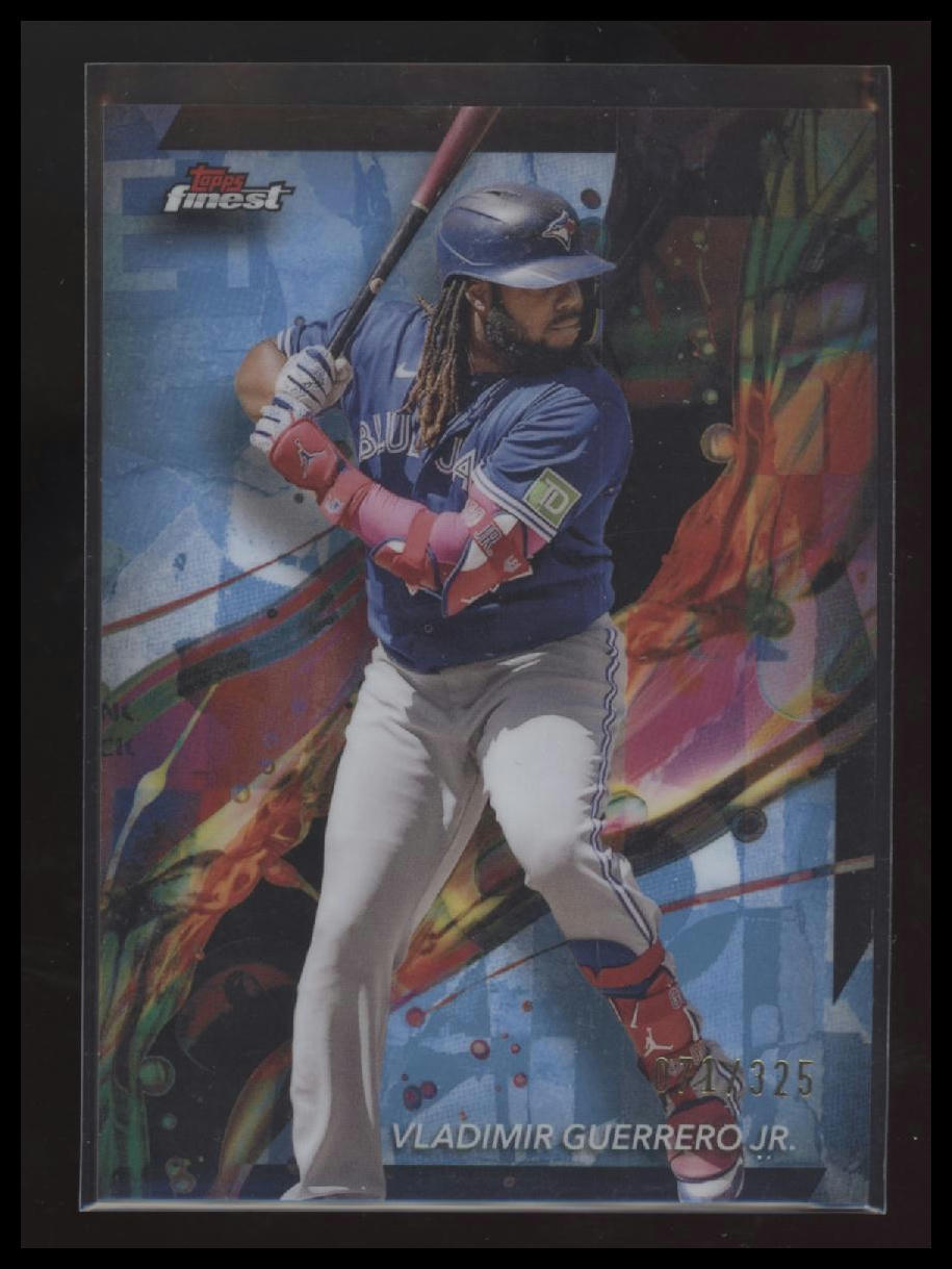 2024 Finest #71 Vladimir Guerrero Jr. Sky Blue Refractors #/325