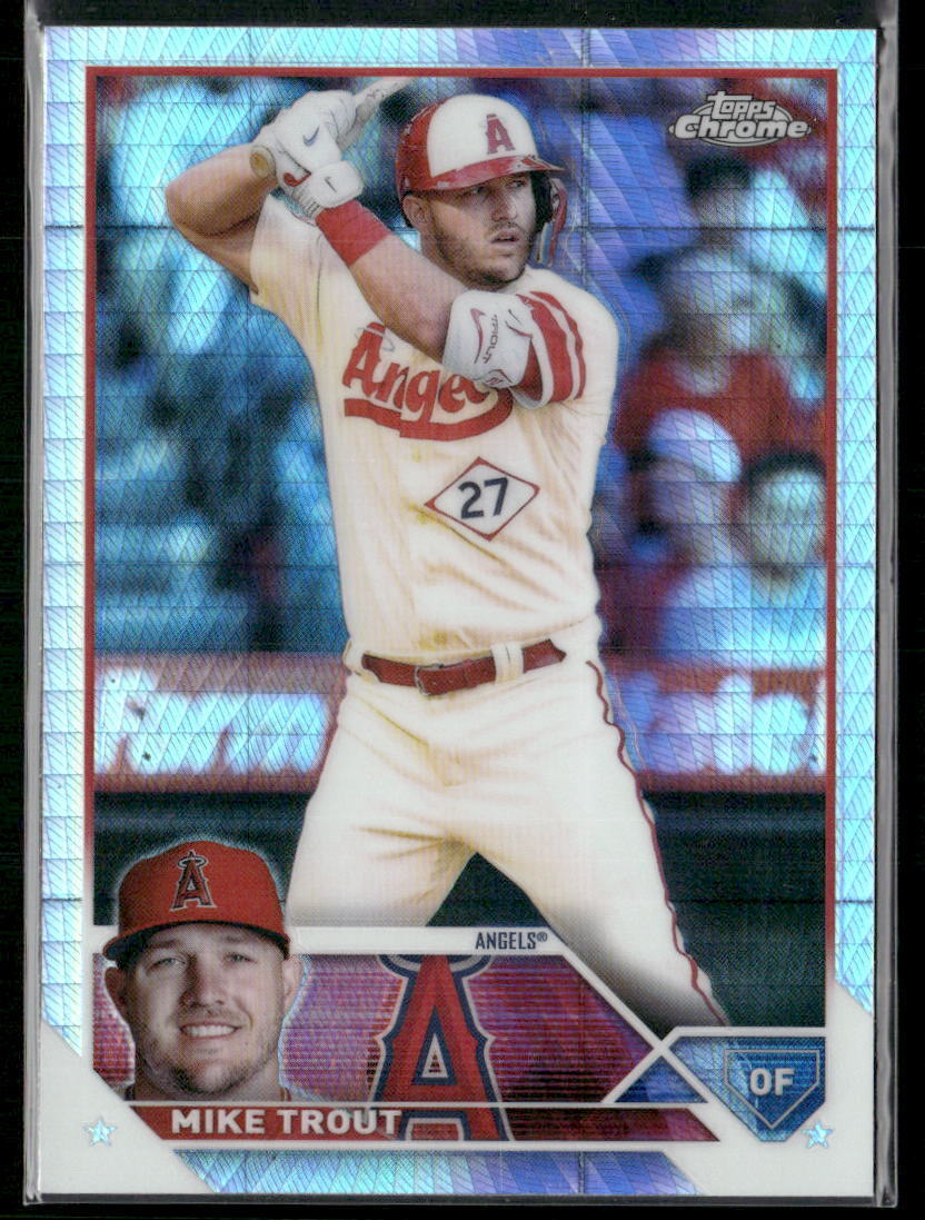 2023 Topps Chrome #27 Mike Trout
