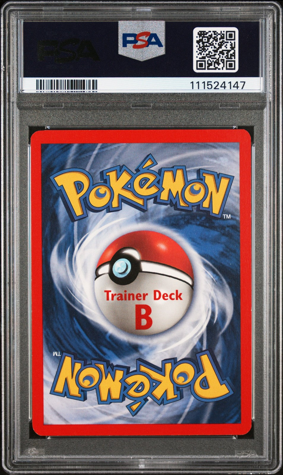 Squirtle 1999 Pokemon Game #63 Trainer Deck B PSA 8