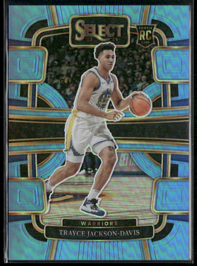 2023-24 Panini Select #84 Trayce Jackson-Davis Light Blue Prizms #/299