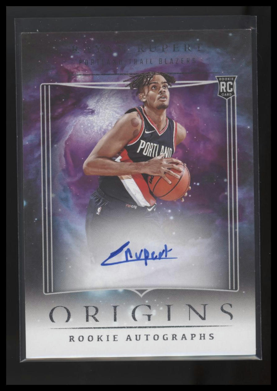 2023-24 Panini Origins #RA-RRP Rayan Rupert Rookie Autographs