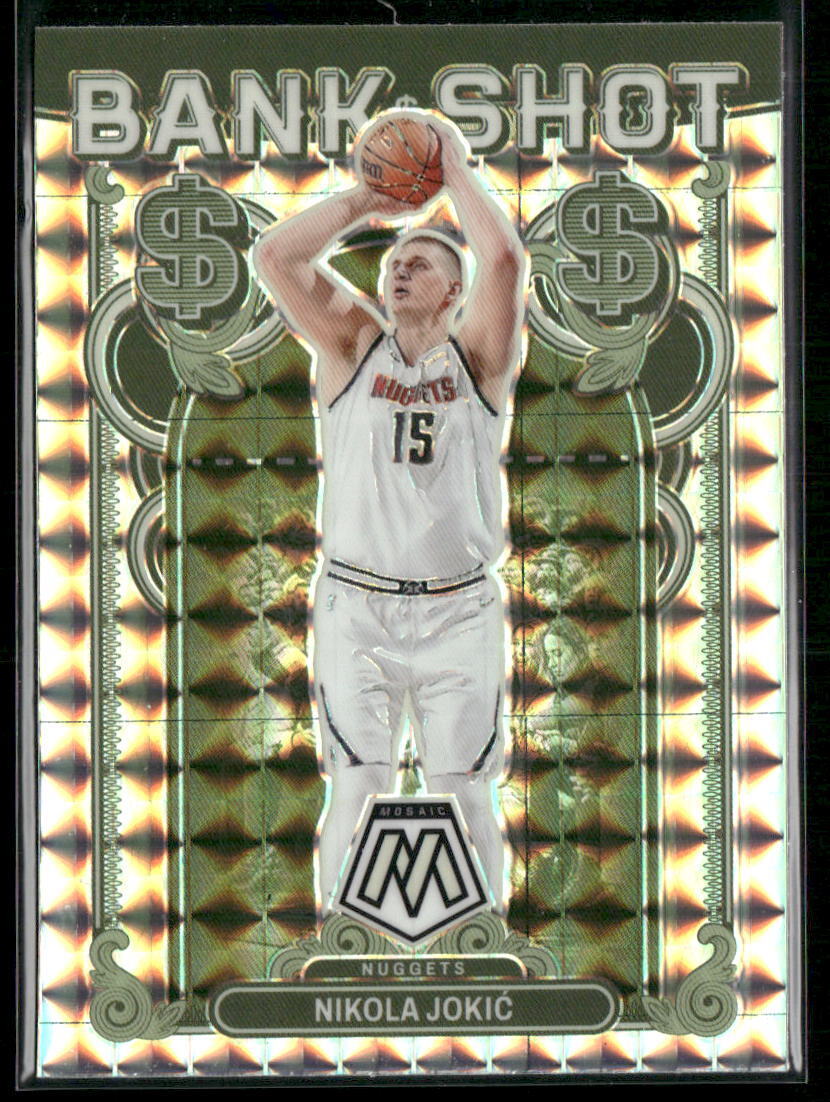 2023-24 Panini Mosaic #5 Nikola Jokic Bank Shot Mosaic Prizm