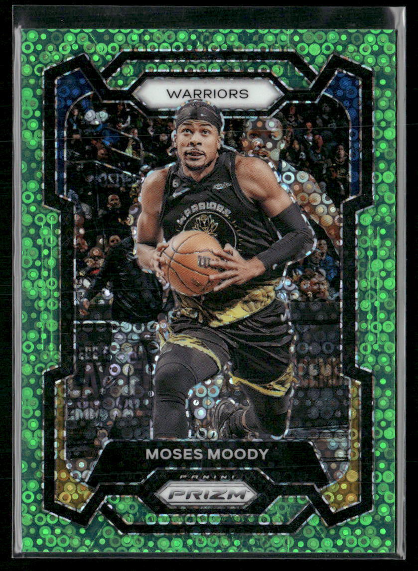 2023-24 Panini Prizm #228 Moses Moody Prizms Green #/5