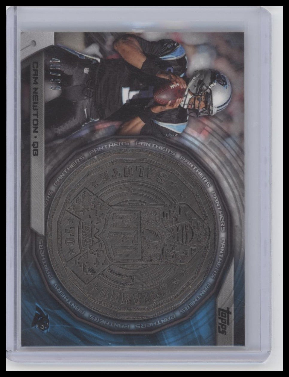 Commemorative Coin Relic - Cam Newtwo