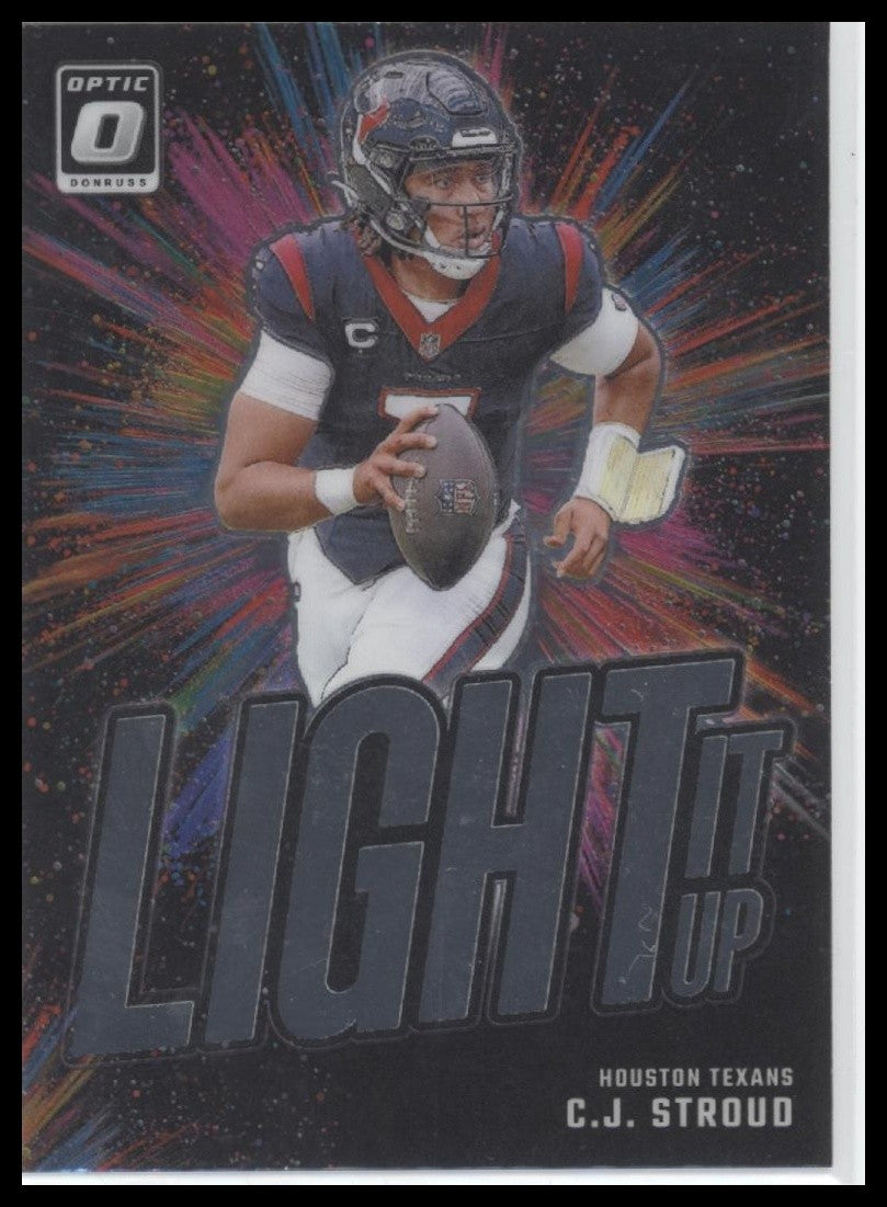 C.J. Stroud 2024 Donruss Optic #17 Light It Up