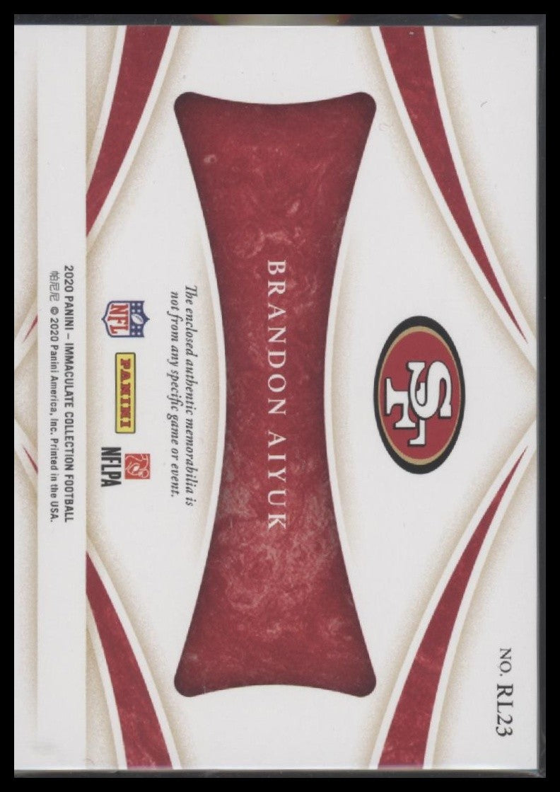 Brandon Aiyuk 2020 Panini Immaculate Collection #/10