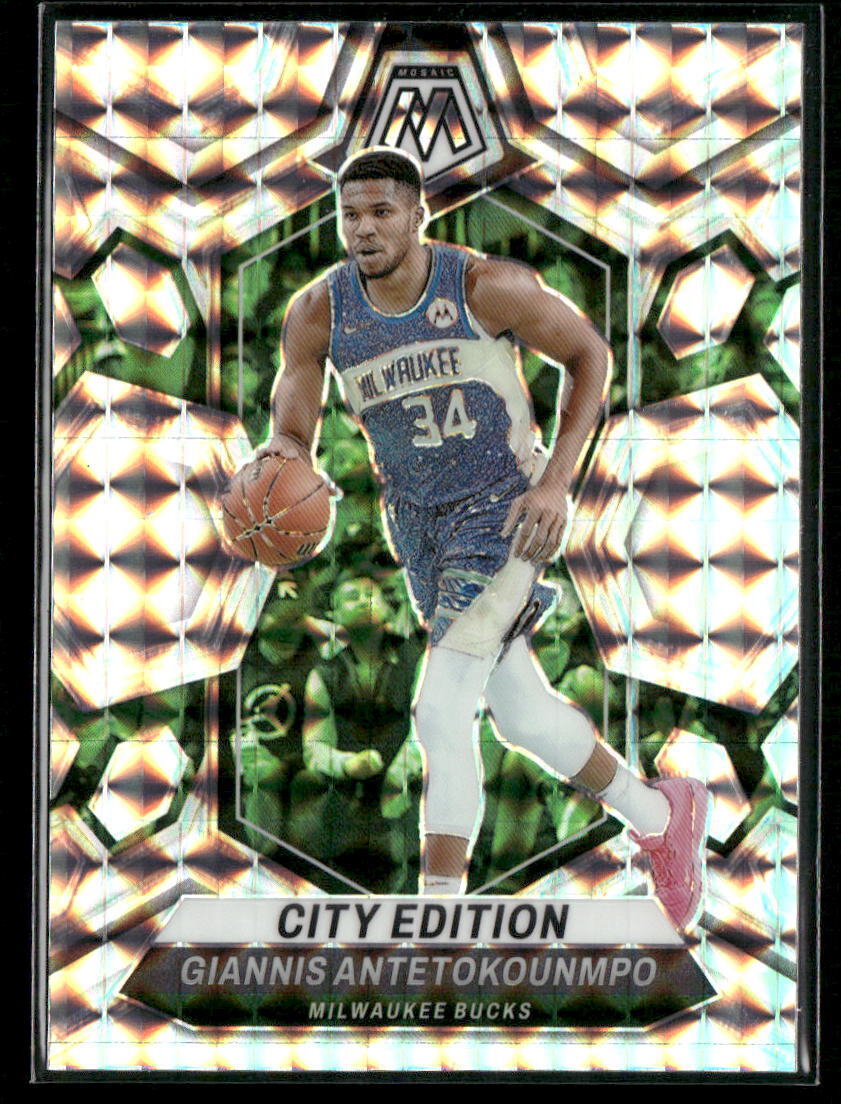 2023-24 Panini Mosaic #279 Giannis Antetokounmpo City Edition