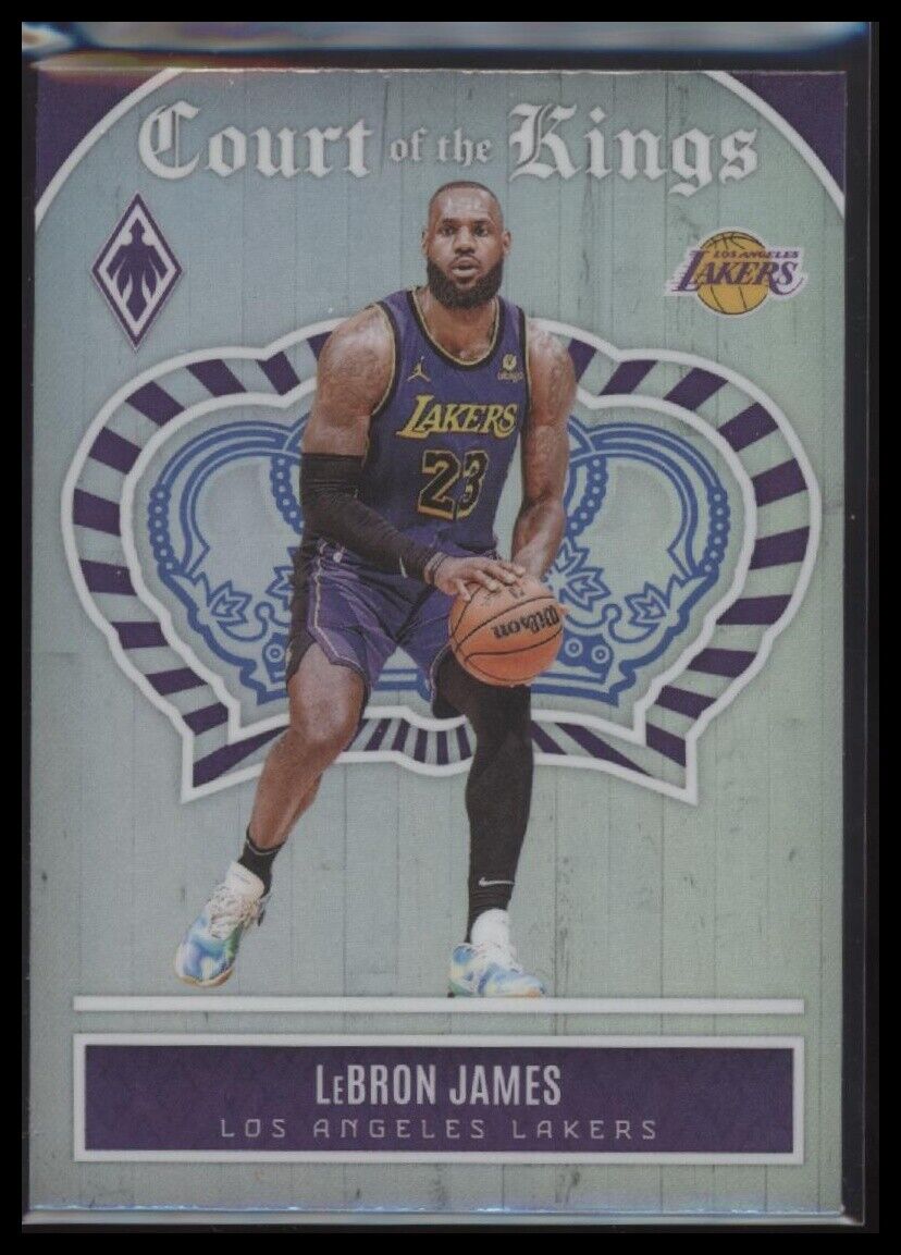 2023-24 Panini Phoenix #16 LeBron James Court of the Kings Silver