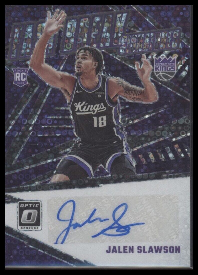 2023-24 Donruss Optic #FBS-WAS Jalen Slawson Fast Break Signatures