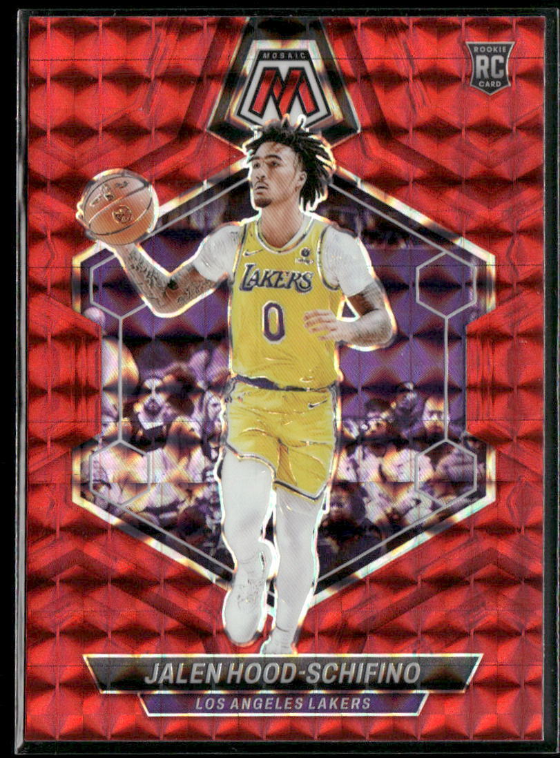 2023-24 Panini Mosaic #223 Jalen Hood-Schifino Red