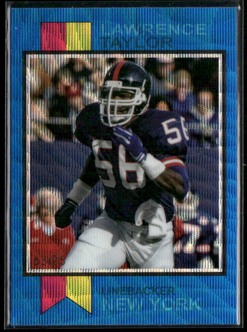 2023 Topps Composite Lawrence Taylor 1973 Topps Football Blue Refractor #/75