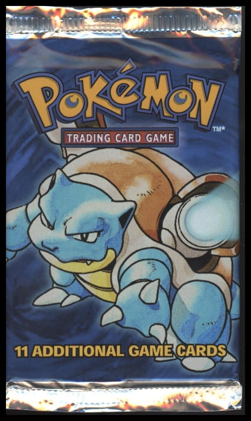 1999 Pokémon Base Set Booster Packs - Set of 3 - Full Art Set