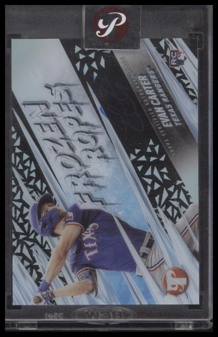 2024 Topps Pristine #FRA-EC Evan Carter Frozen Ropes Autographs