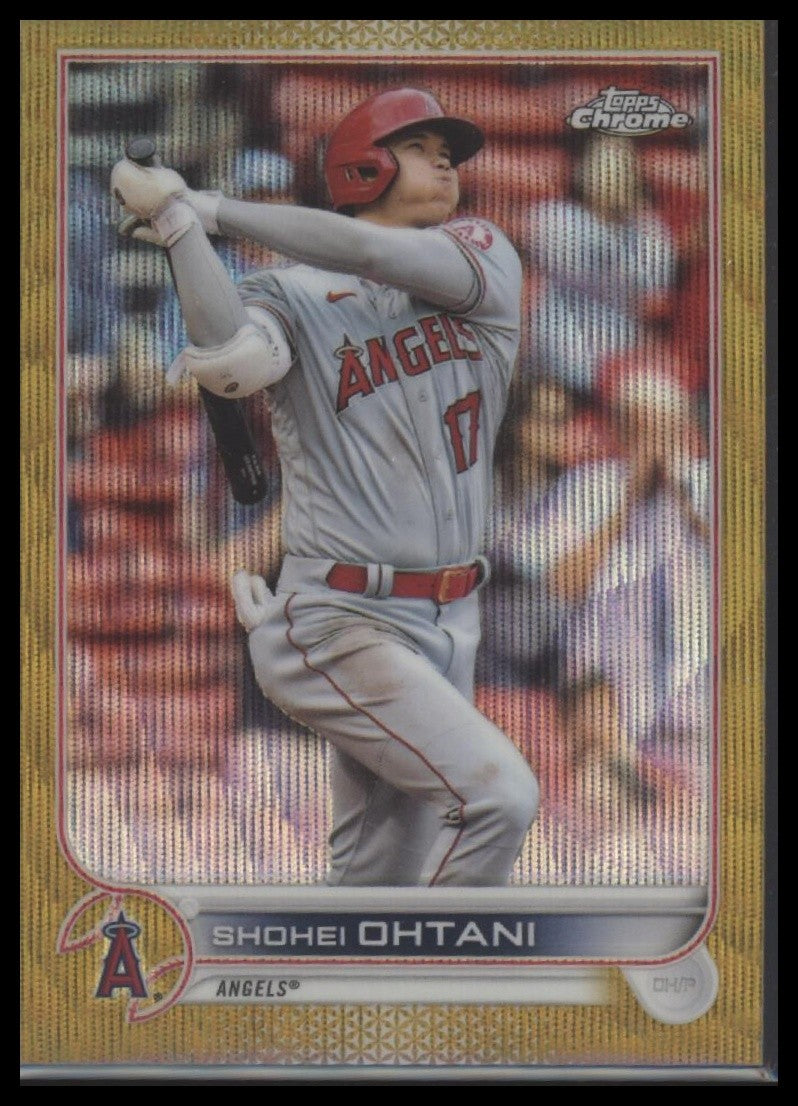 Shohei Ohtani 2022 Topps Chrome #1 Gold Refractor #/50
