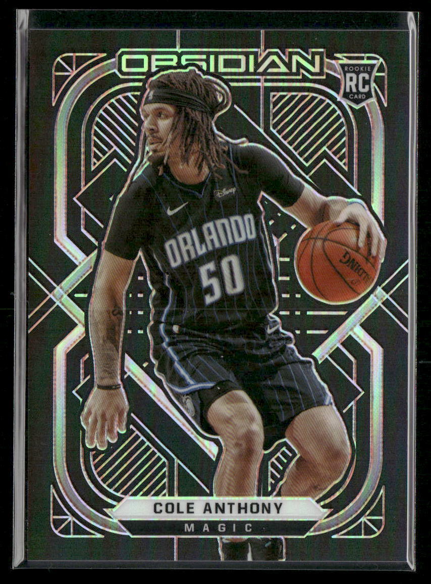 2020-21 Panini Obsidian #156 Cole Anthony Electric Etch