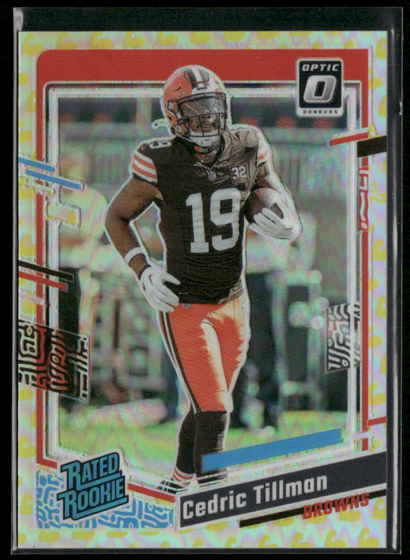 2023 Donruss Optic #224 Cedric Tillman Flex #/149