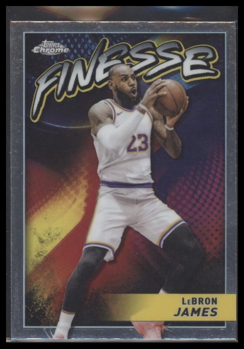 2023-24 Topps Chrome #F-11 LeBron James Finesse