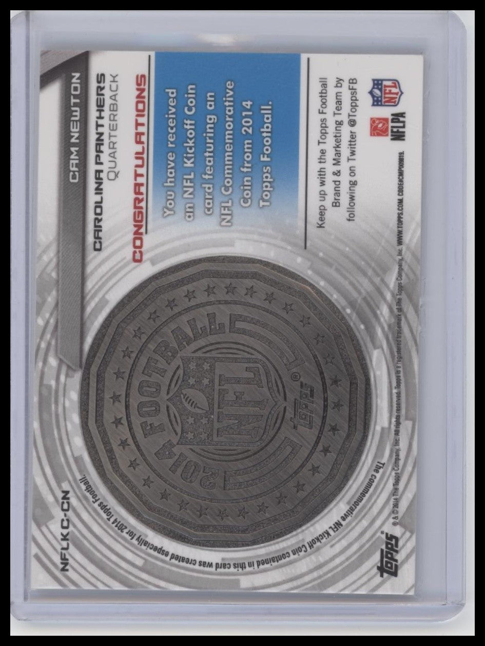 Commemorative Coin Relic - Cam Newtwo