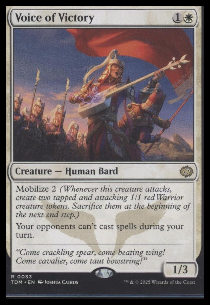 Voice of Victory Tarkir: Dragonstorm #33