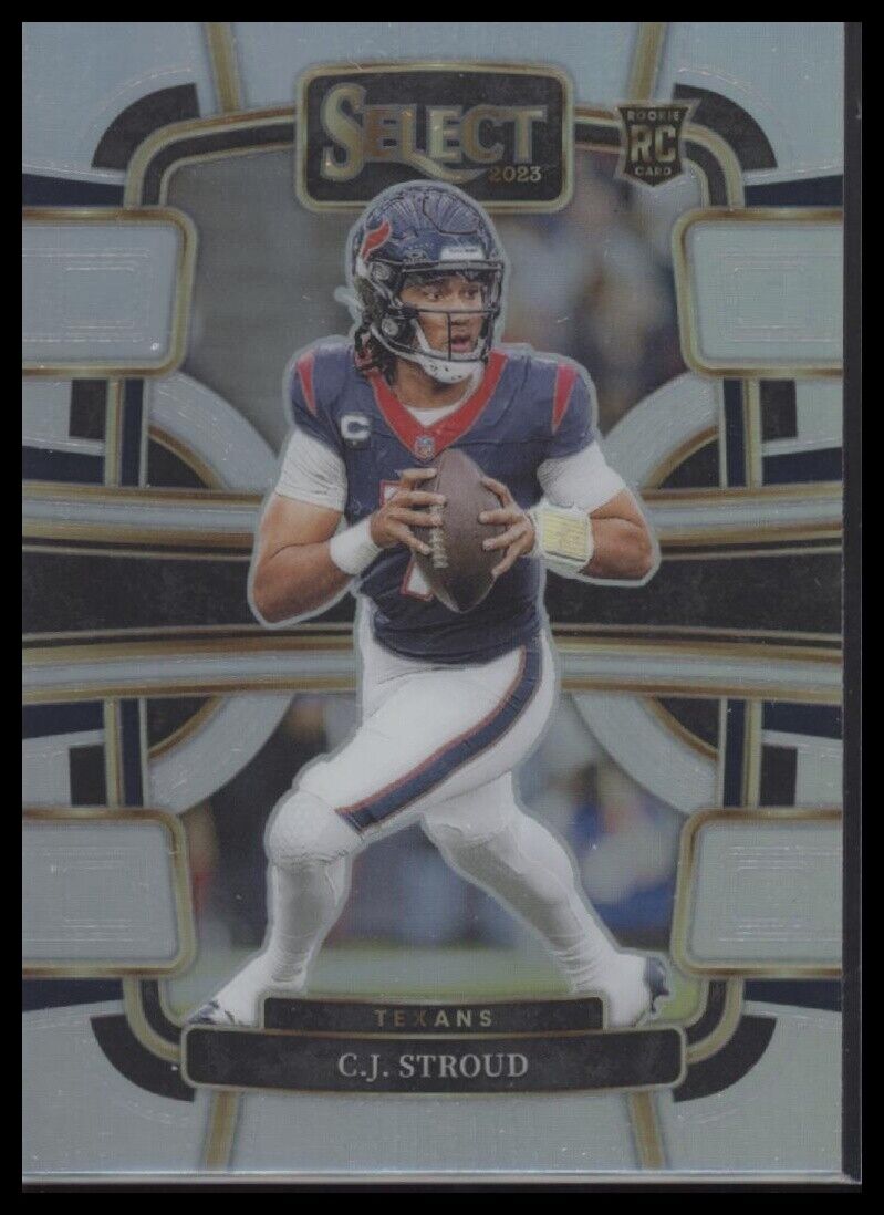 2023 Panini Select #41 C.J. Stroud Silver Prizms