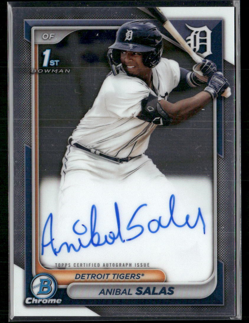 2024 Bowman Chrome #CPA-ASA Anibal Salas Prospects Autographs