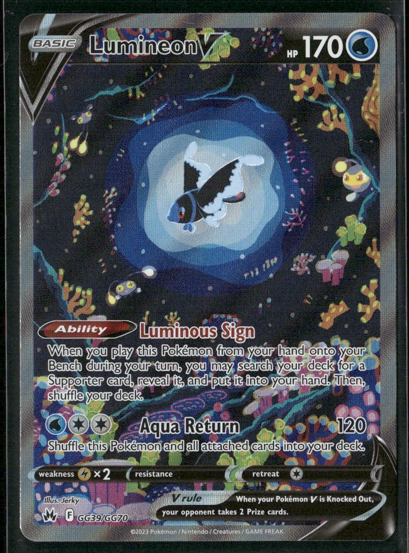 Lumineon V Crown Zenith: Galarian Gallery #GG39/GG70