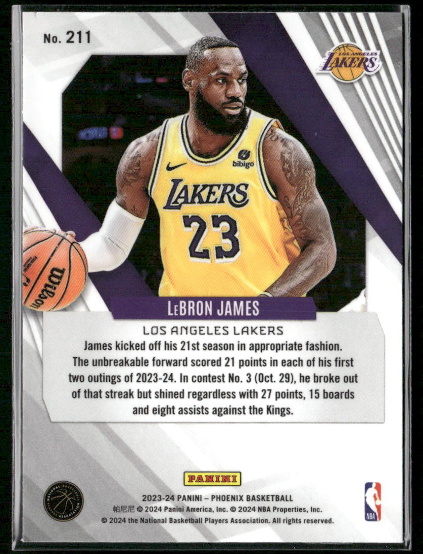 2023-24 Panini Phoenix #211 LeBron James