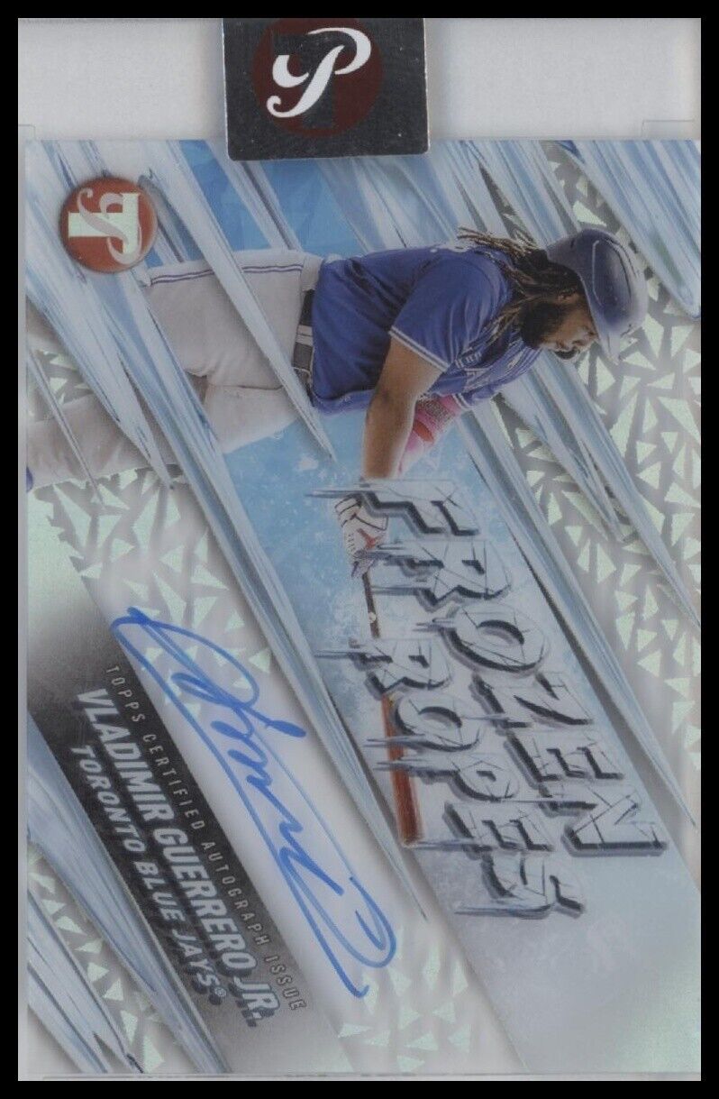 2024 Topps Pristine #FRA-VG Vladimir Guerrero Jr. Frozen Ropes Autographs
