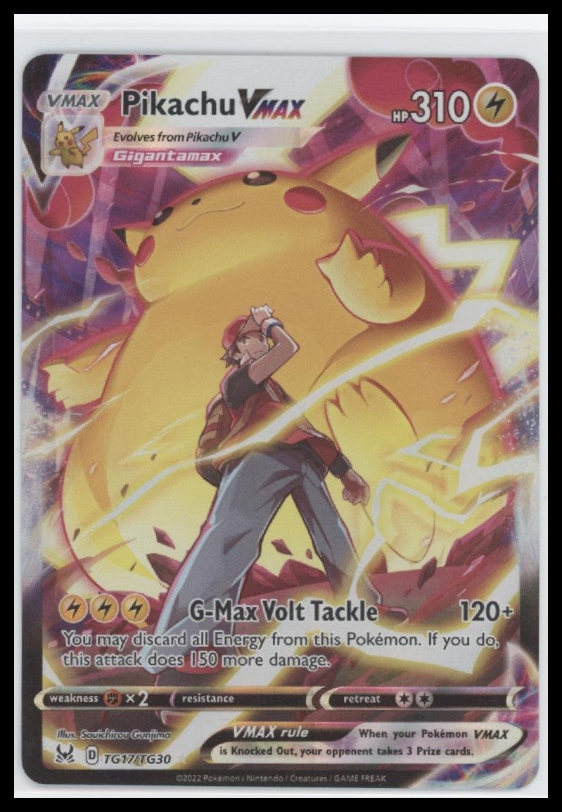 Pikachu VMAX SWSH11: Lost Origin Trainer Gallery #TG17/TG30