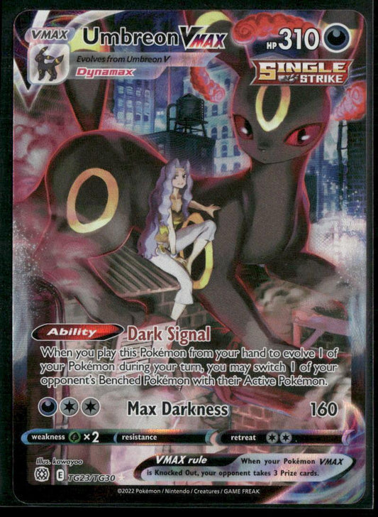 SWSH09: Brilliant Stars Trainer Gallery #TG23/TG30 Umbreon VMAX