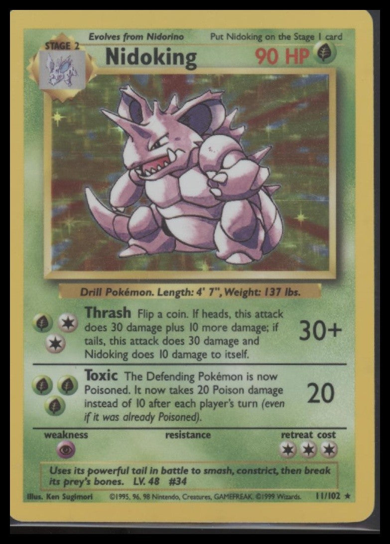 Nidoking Base Set #011/102