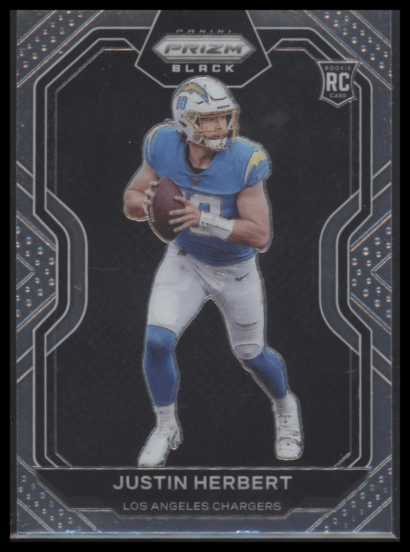 Justin Herbert 2020 Panini Chronicles #PB-3 Prizm Black