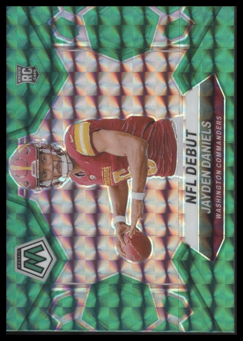 Jayden Daniels 2024 Panini Mosaic #272 Mosaic Green