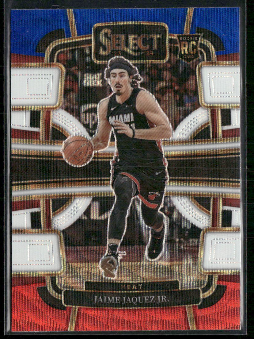 2023-24 Panini Select #100 Jaime Jaquez Jr. Tri-Color Prizms