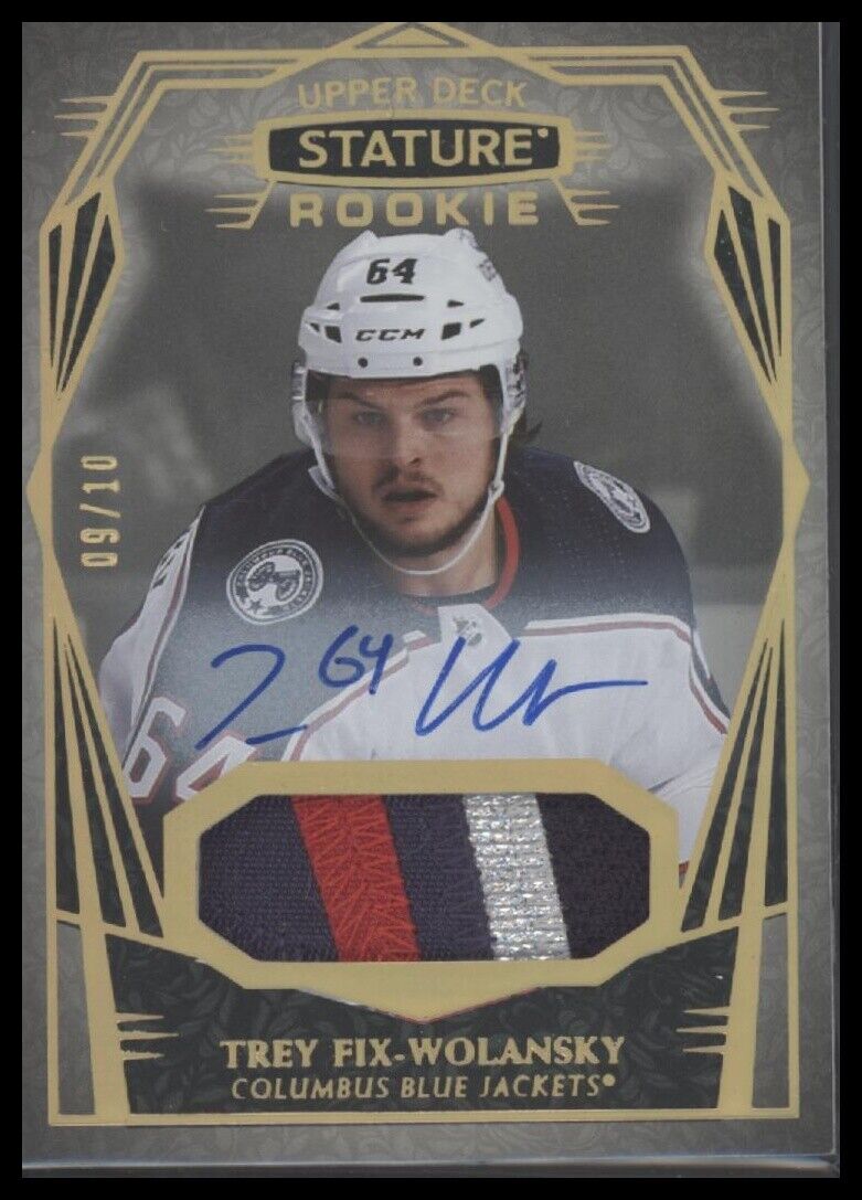 2022-23 Stature #168 Trey Fix-Wolansky Auto Patch Design-Photo Variant #/10