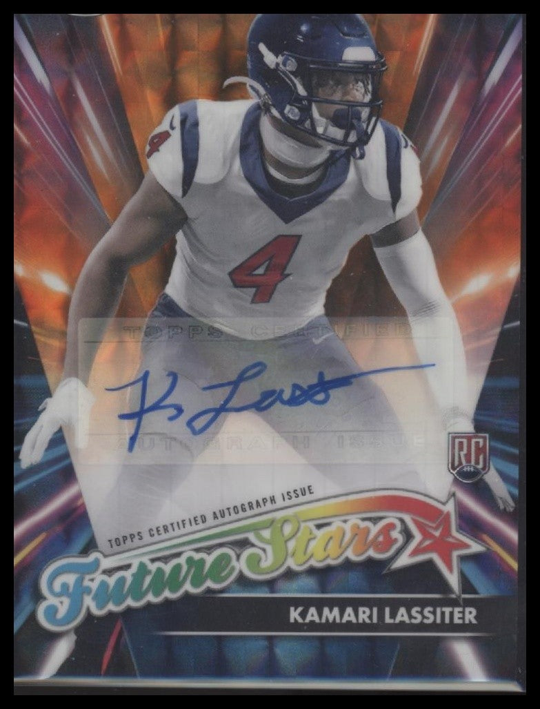 Kamari Lassiter 2024 Topps Chrome #FSA-KL Future Stars Autographs Refractor