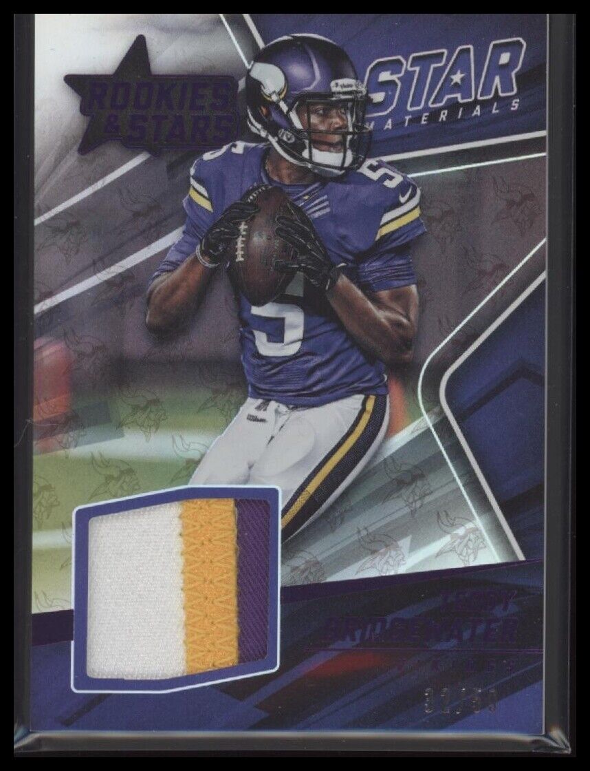 2015 Panini Rookies & Stars Teddy Bridgewater Longevity Star Materials #/50