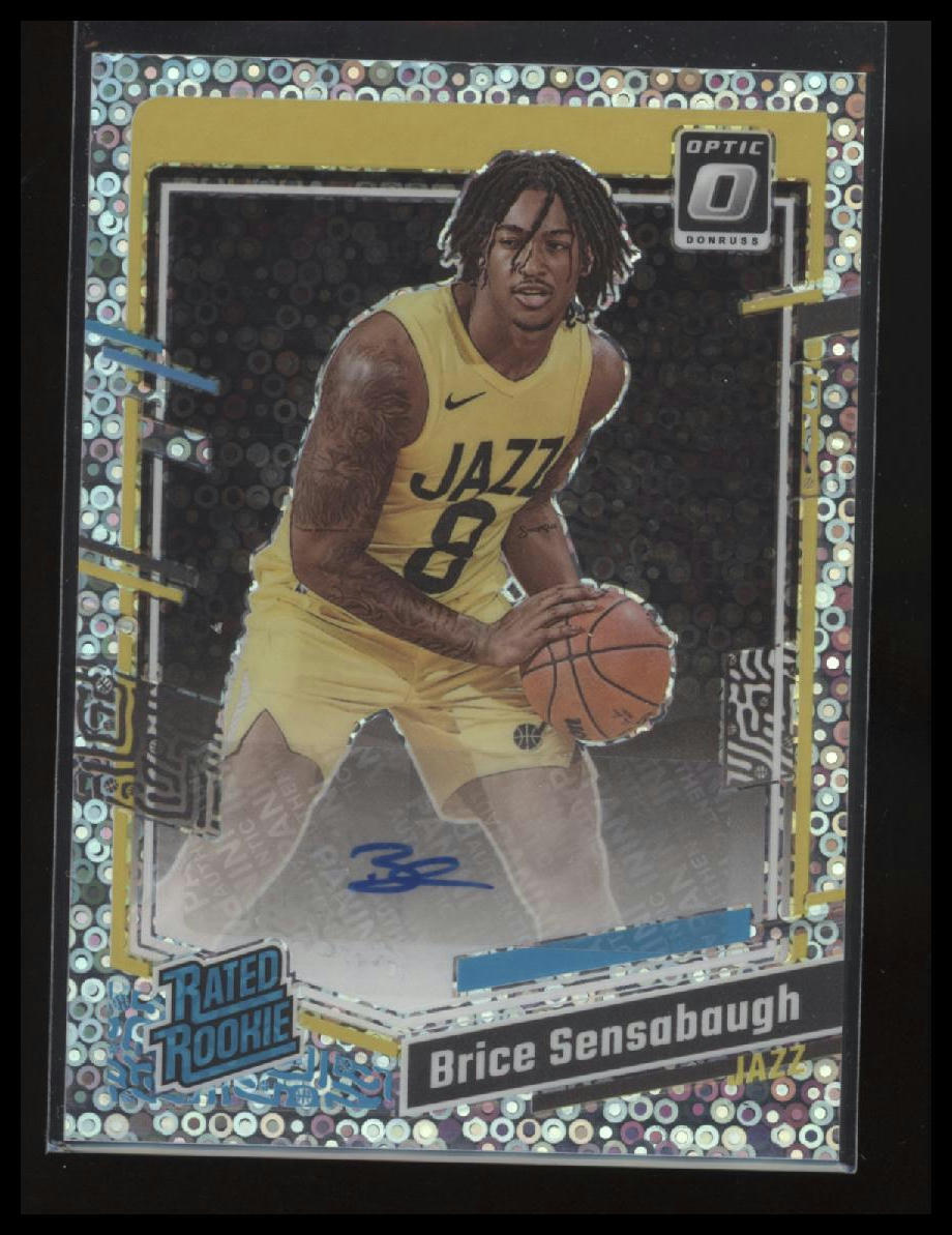 2023-24 Donruss #292 Brice Sensabaugh Rated Rookies Signatures Choice