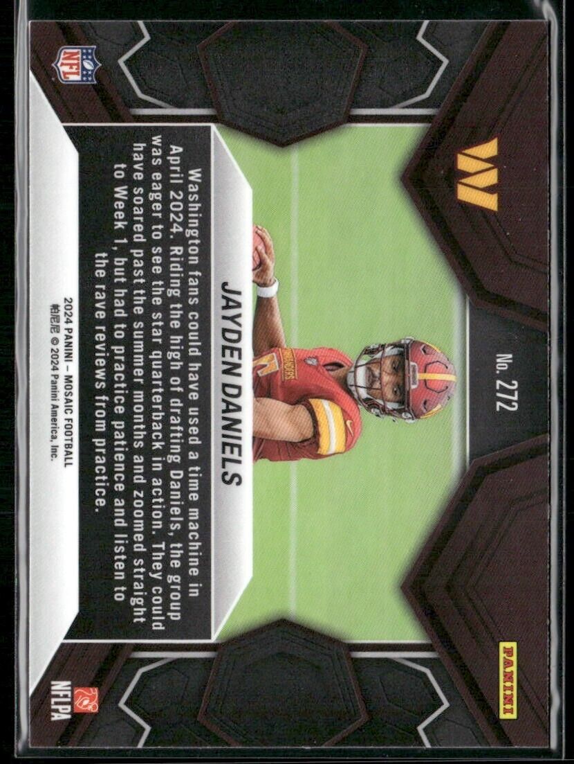 2024 Panini Mosaic NFL Debut RC Jayden Daniels #272