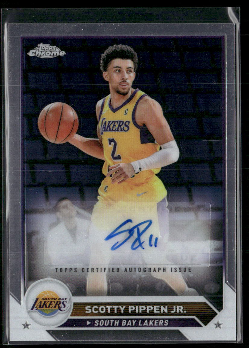 2023-24 Topps G-League #AC-SP Scotty Pippen Jr. League - Chrome Autographs