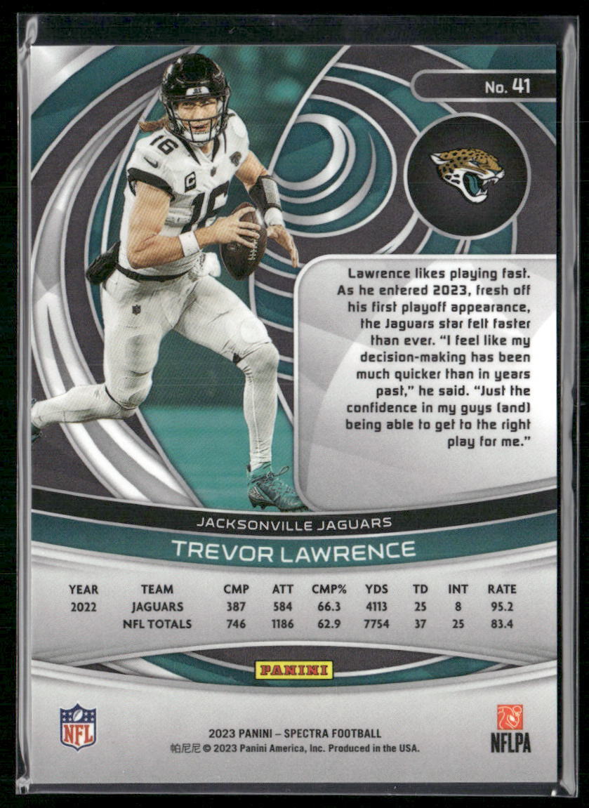 2023 Panini Spectra #41 Trevor Lawrence
