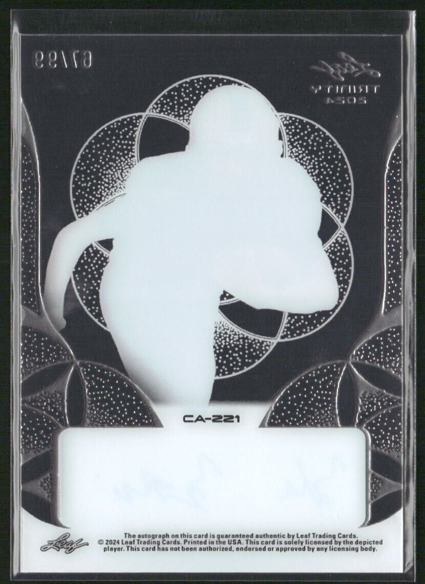 2024 LEAF TRINITY ZACH ZEBROWSKI Clear /99 Auto