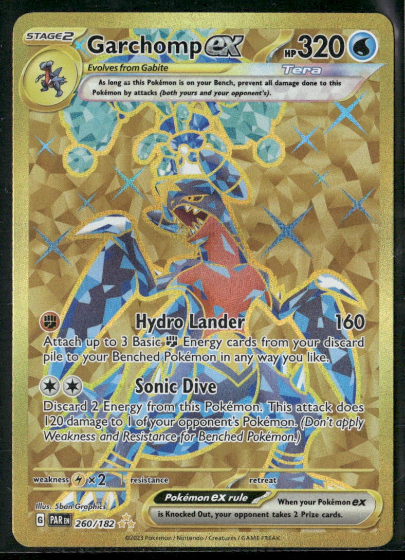 Garchomp ex SV04: Paradox Rift #260/182