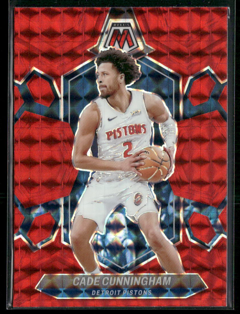 2023-24 Panini Mosaic #81 Cade Cunningham Red