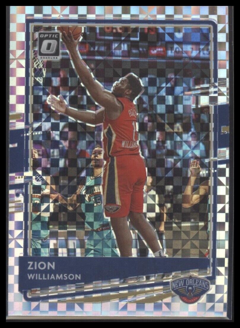 2020-21 Donruss Optic #40 Zion Williamson Fast Break Holo