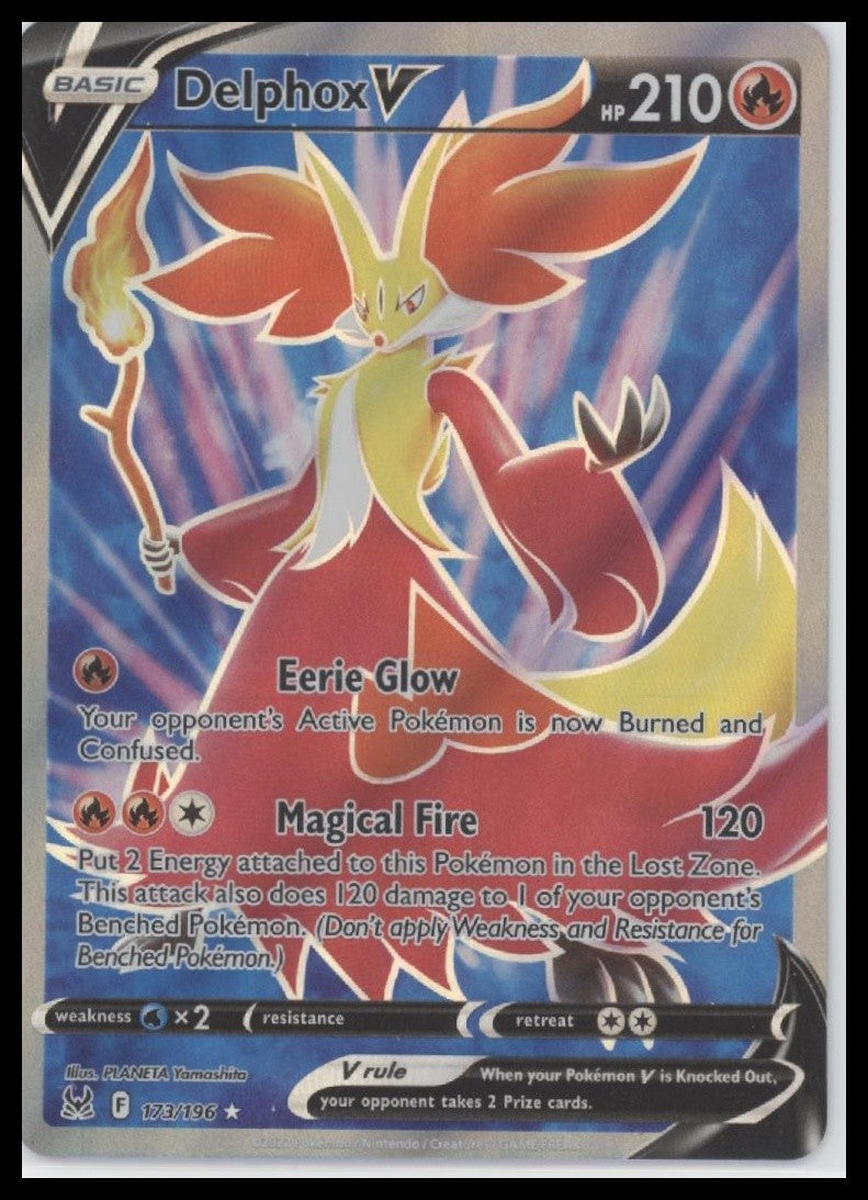 Delphox V (Full Art) SWSH11: Lost Origin #173/196