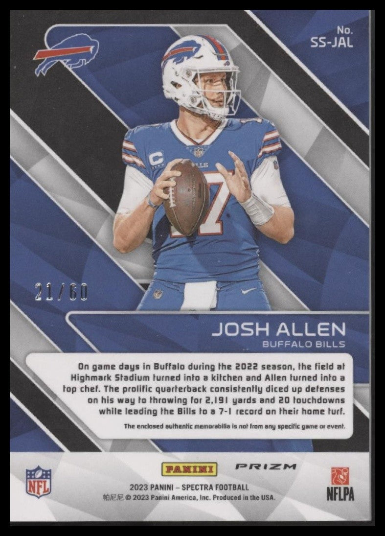 Josh Allen 2023 Panini Spectra #/60